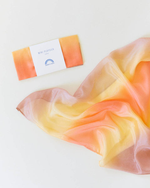 Mini Earth Playsilks - Desert (100% Natural Silk)