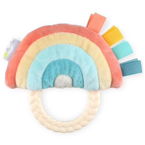 Teether With Plush - Itzy Pal Rainbow