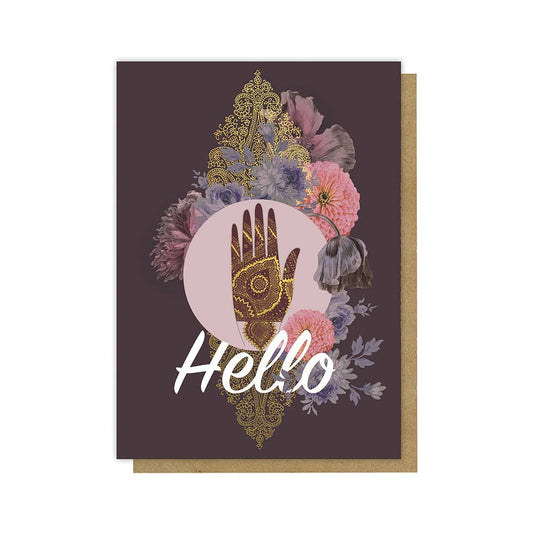 Greeting Card - Hamsa Hand