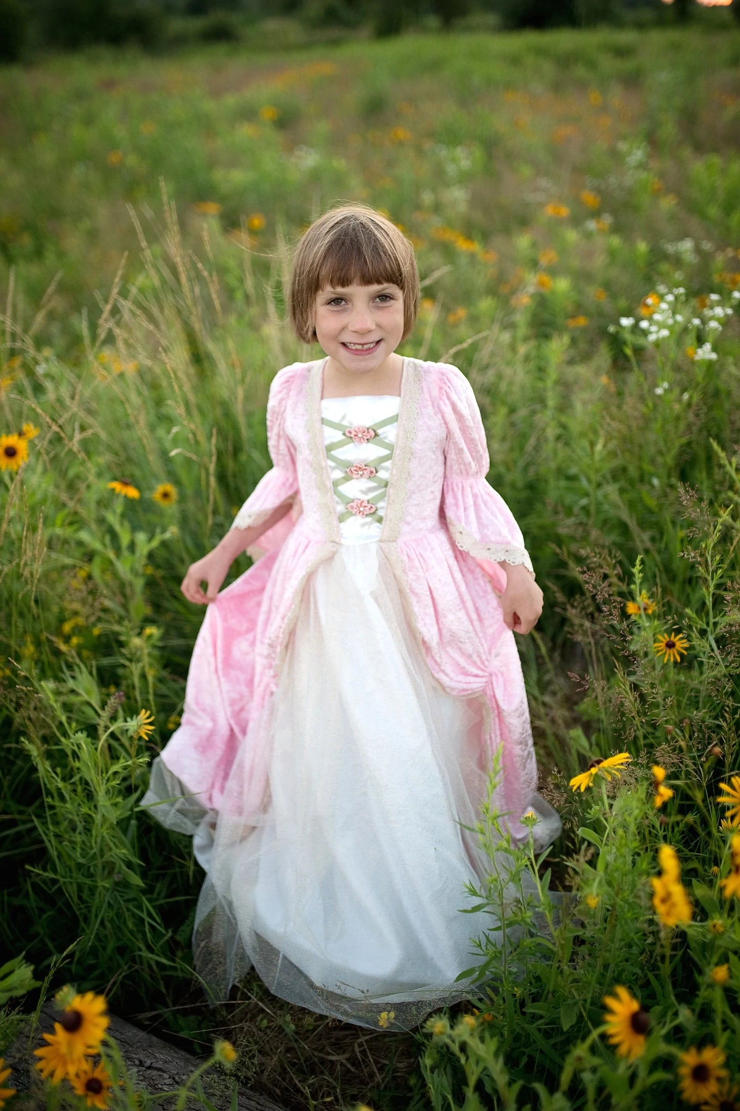 Dress Up - Royal Princess Dress (Pink/Ivory)