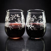Wine Glasses - Wine Chemistry Set Of 2