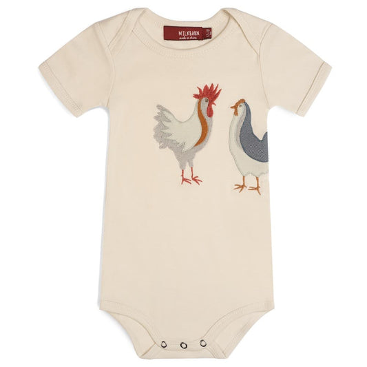 Onesie Applique (Short Sleeve) - Chicken