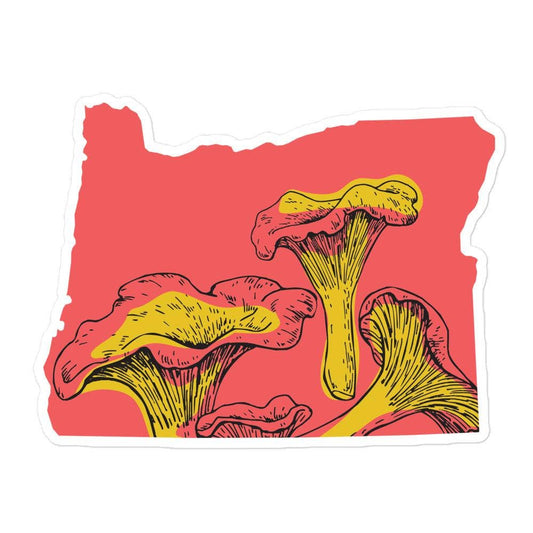 Sticker - 'Shrooming Oregon Coral