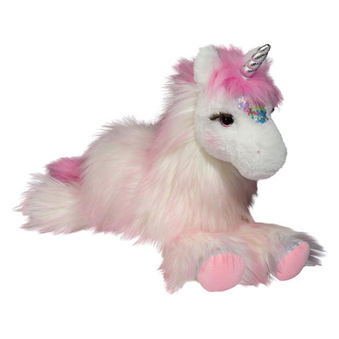Stuffed Animal - Unicorn Pink Fur Fuzzle