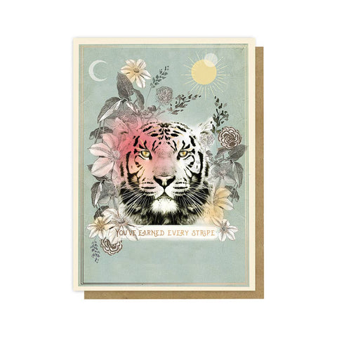 Greeting Card - Tiger Stripes