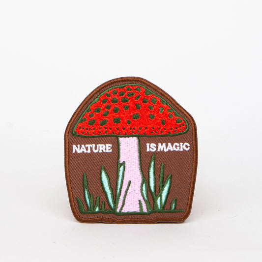 Patch (Iron On) - Nature Is Magic Mushroom