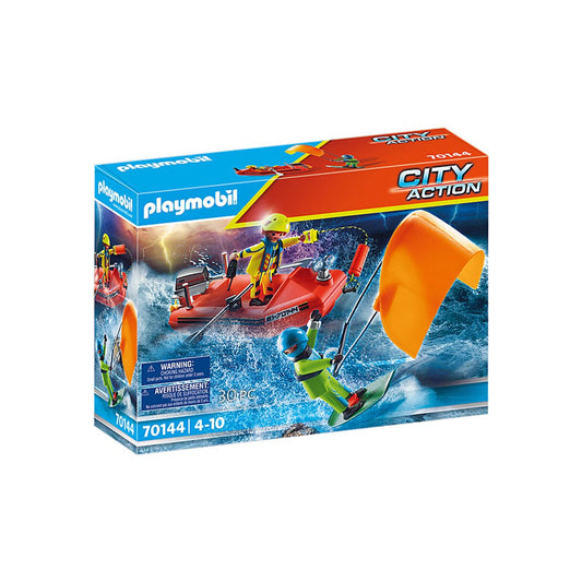 Playmobil - City Action: Kitesurfer Rescue With Speedboat