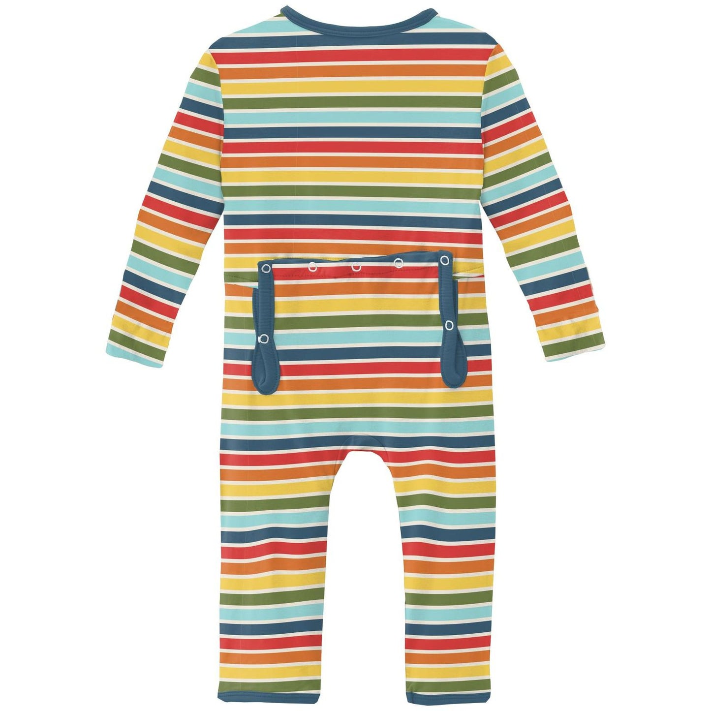 Coverall (Snaps/Zipper) - Groovy Stripe