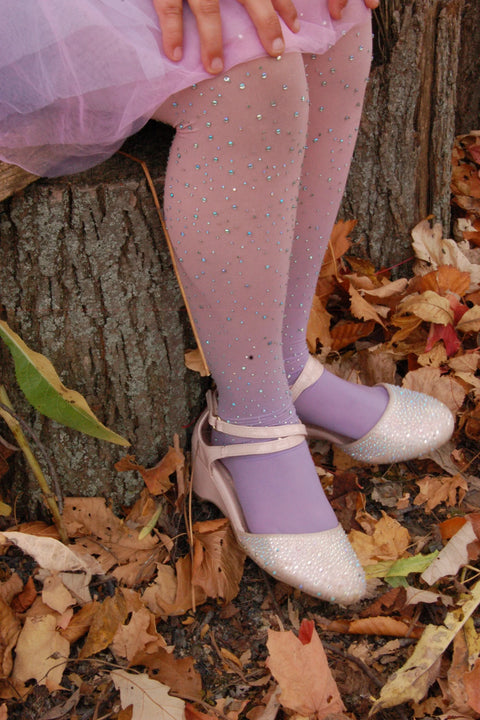 Dress Up - Rhinestone Tights (Ombre: Lilac, Pink & Blue)