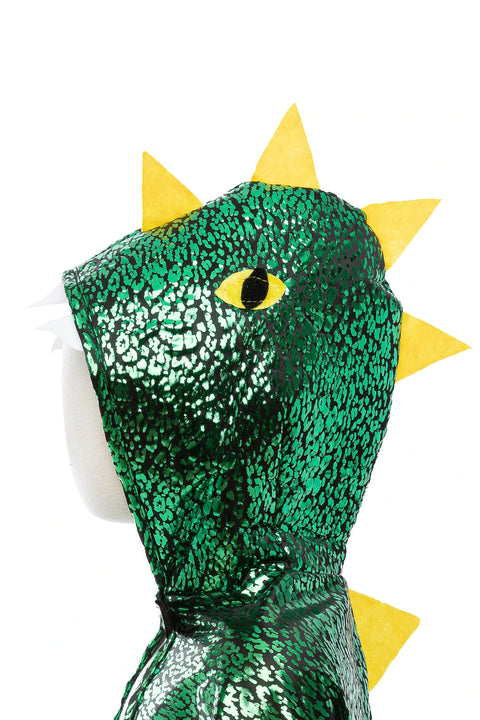 Dress Up - Dragon Cape with Hood Metallic Green
