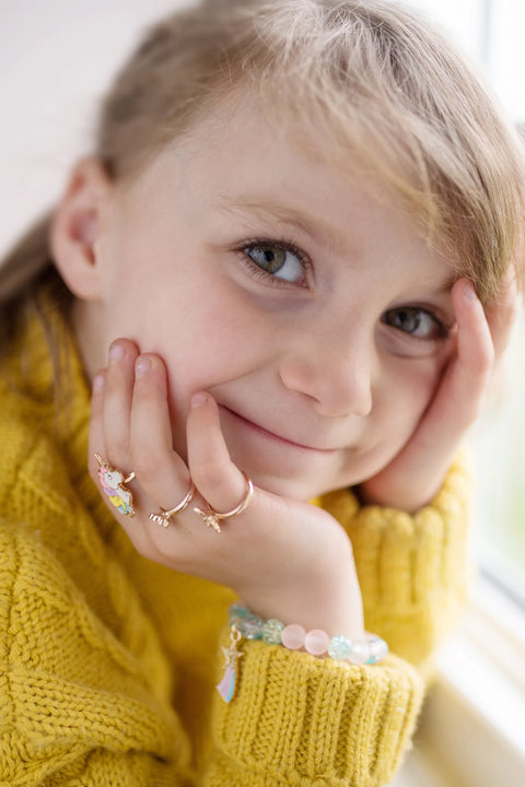 Jewelry (Kids) - Boutique Heart Star Rings (3pc)