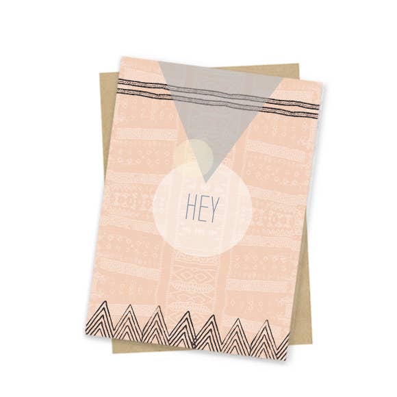 Mini Card - Tribal Hey