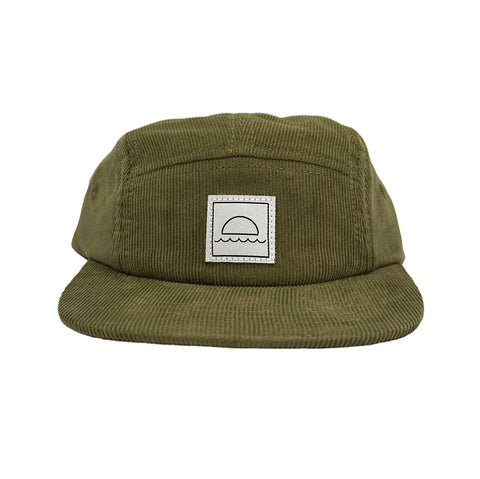 Hat (Kids) - Corduroy Five-Panel (Moss)