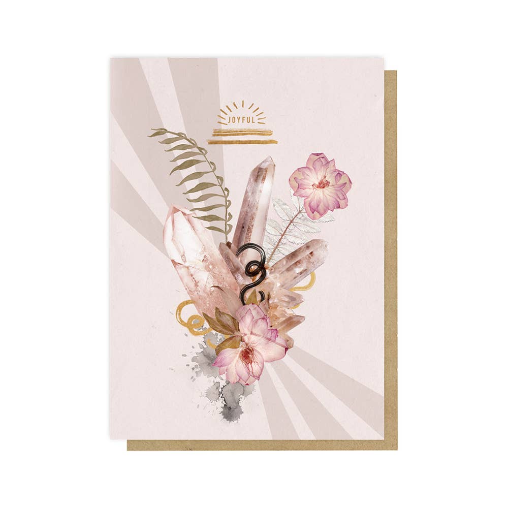 Greeting Card - Rose Quartz