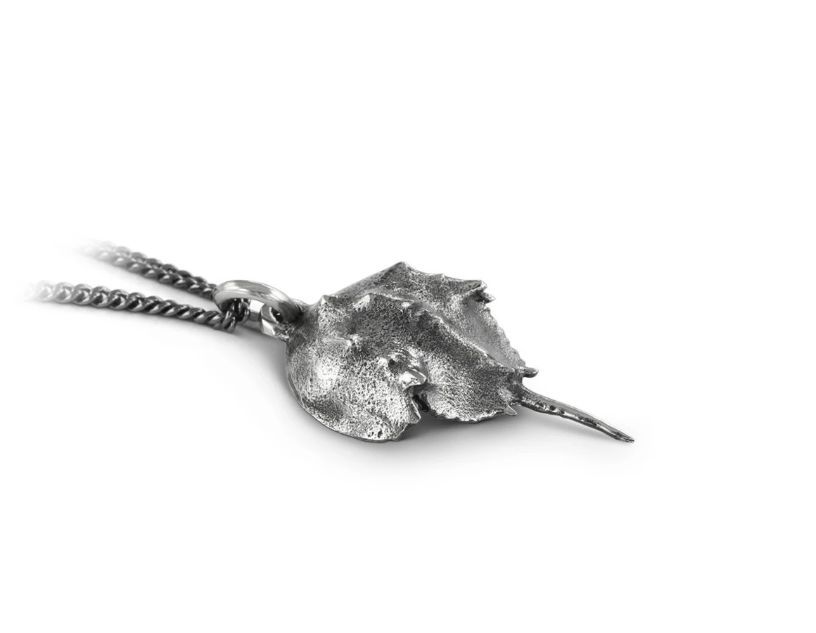 Jewelry - Horseshoe Crab Necklace (Silver)