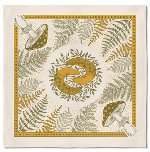 Bandana - Mushroom + Ferns