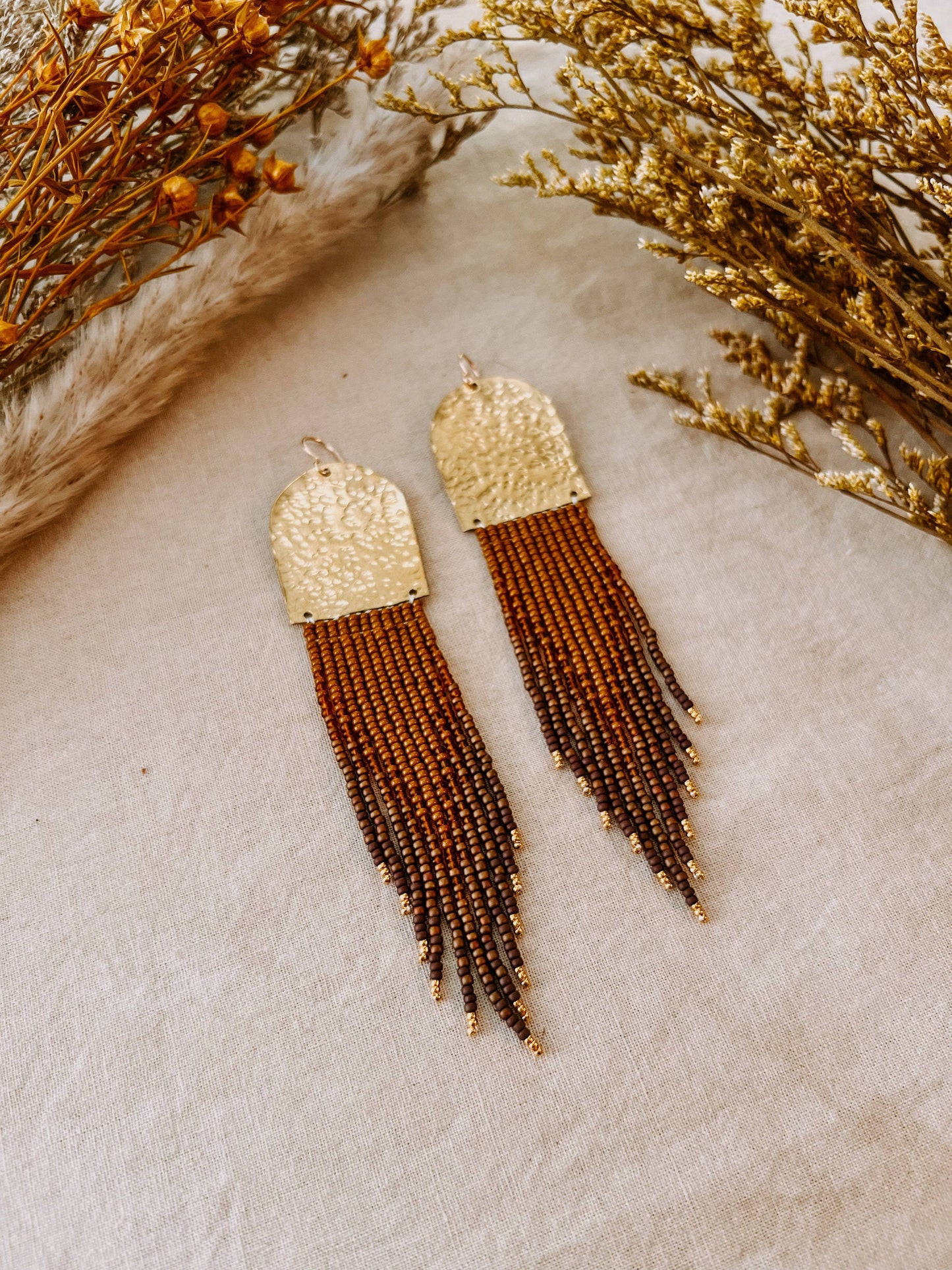 Earrings - Golden Hour Set In Rust