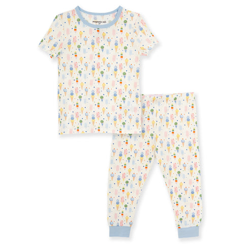 Last One - Size 4T: 2 Piece Pajama (Short Sleeve) - Ice Ice Cream