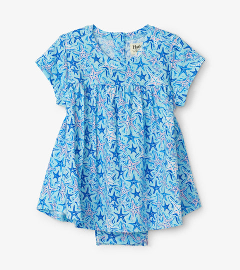 Onesie Dress - Sea Stars