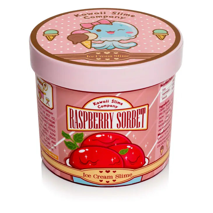 Slime - Raspberry Sorbet Scented Ice Cream Pint
