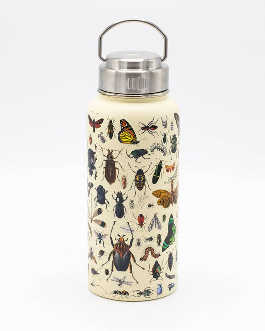 Water Bottle (Stainless Steel) - Insects 32 oz