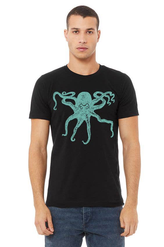 Tee (Unisex) - Kraken Aqua Octopus