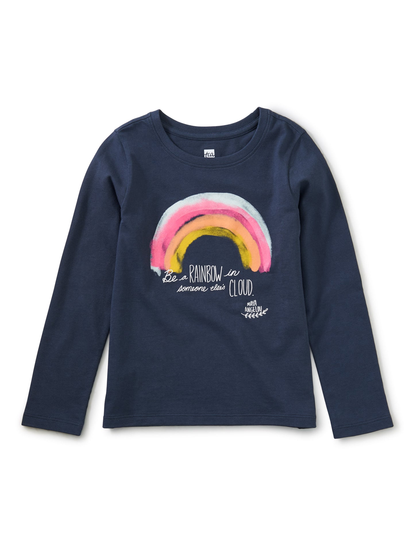 Last One - Size 2T: Tee (Long Sleeve) - Maya Angelou Rainbow