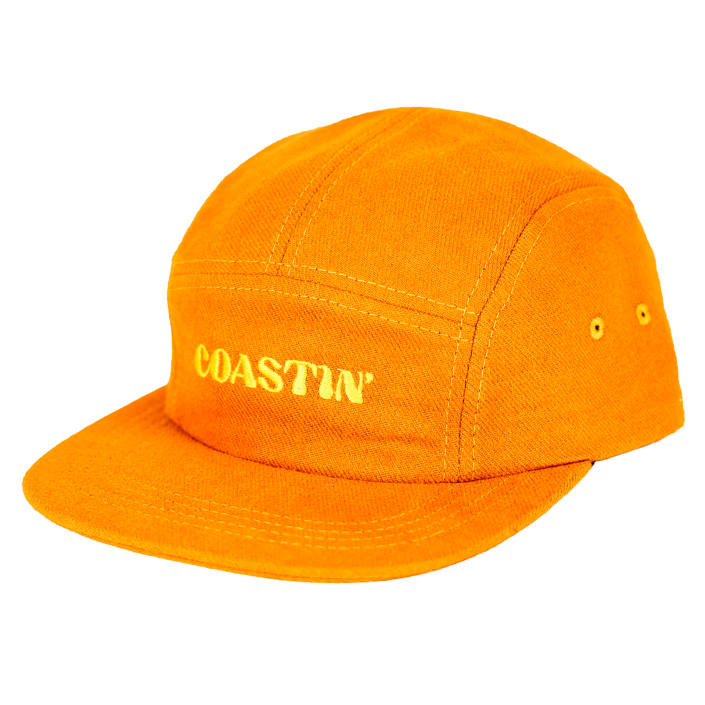 Hat (5 Panel) - Coastin' Plastic Free Camp Cap