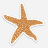 Sticker - Leaping Sea Star Starfish Die Cut Vinyl