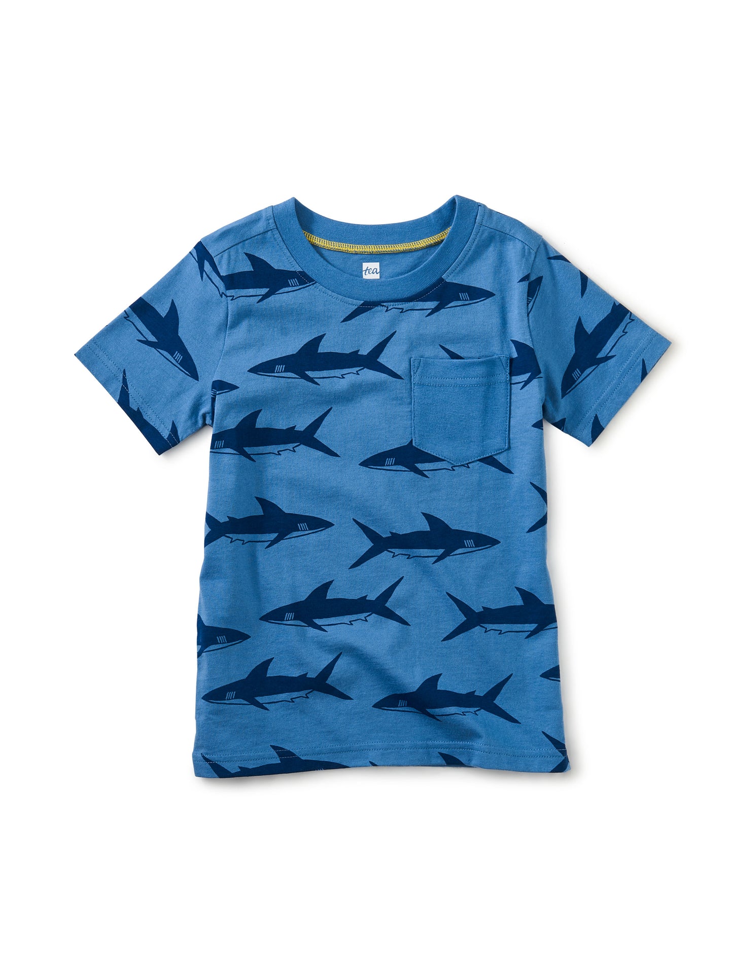 Tee Short Sleeve Pocket (Youth) - Bull Shark