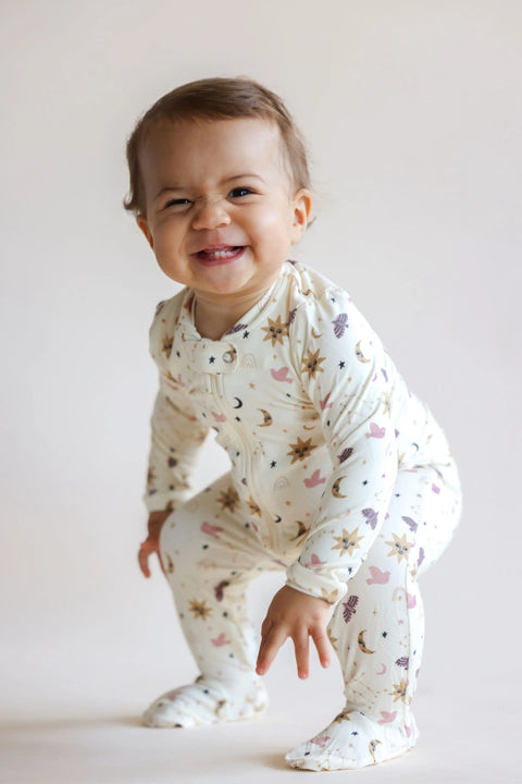 Footie (cremallera) - Eres mi sol, mi luna y mis estrellas