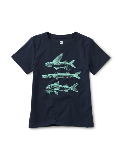 Tee Short Sleeve (Youth) - School Of Fish