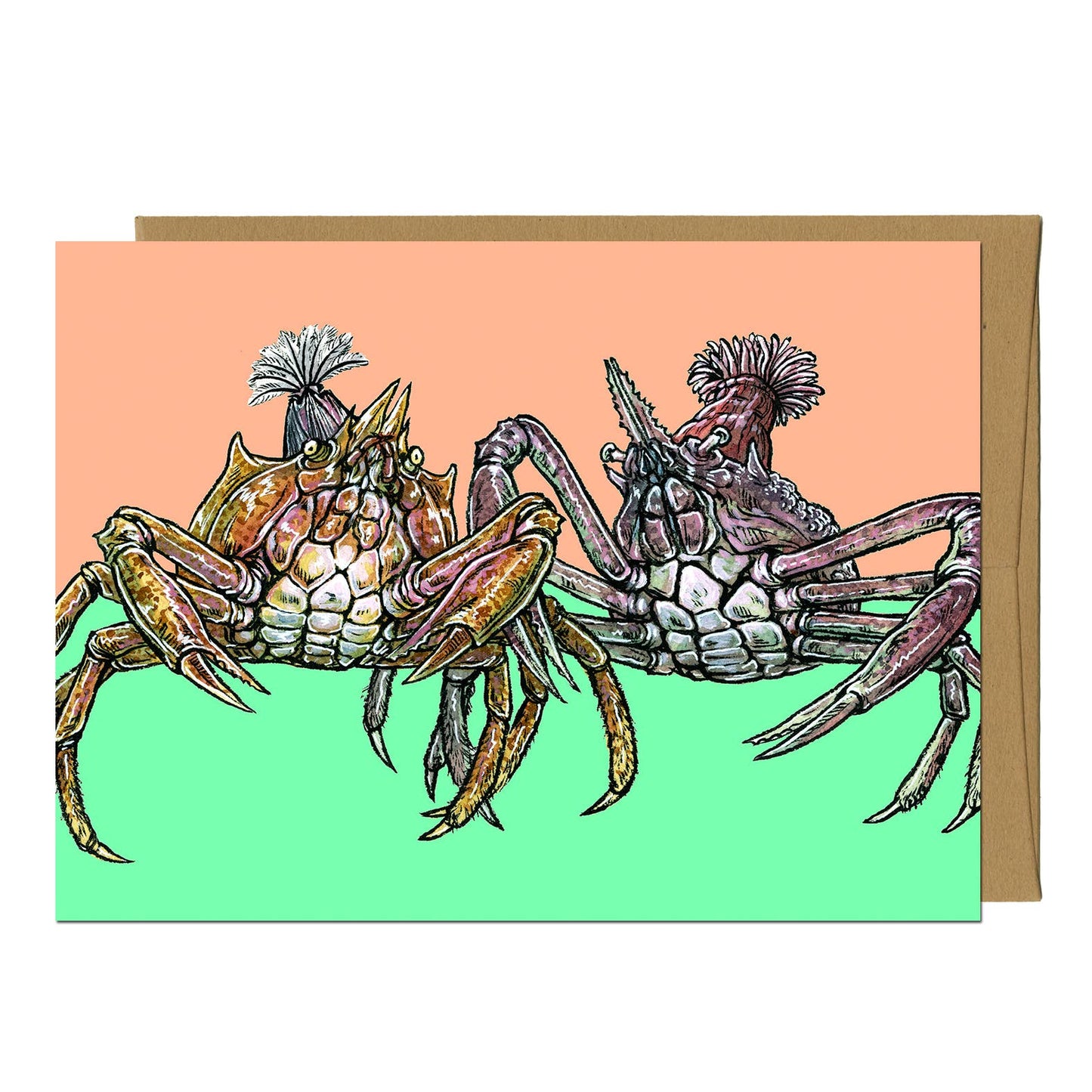 Greeting Card - Party Crabs