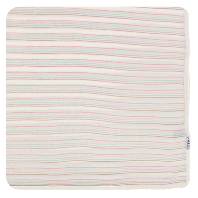 Knit Toddler Blanket - Cupcake Stripe