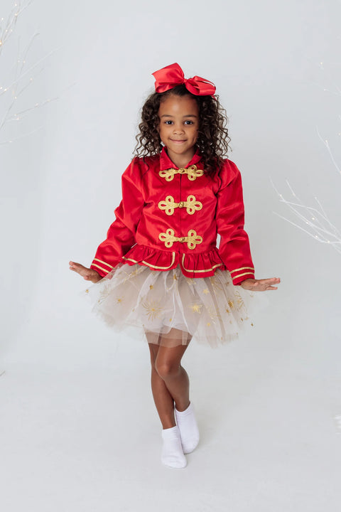 Dress Up - Sparkle Star Tutu (White/Gold)