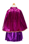 Dress Up - Superhero Star Dress, Cape, & Headpiece (Pink/Purple)