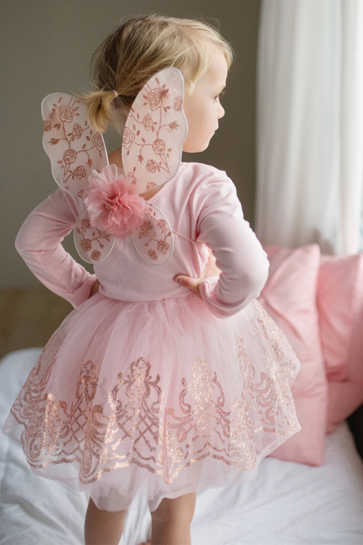 Dress Up - Rose Gold Wings & Tutu