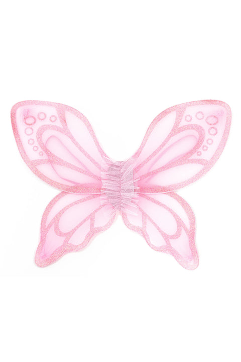 Dress Up - Pink Sequins Butterfly Dress with Wings