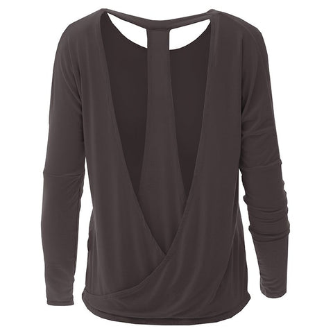 Women's Open Back Tee - Midnight