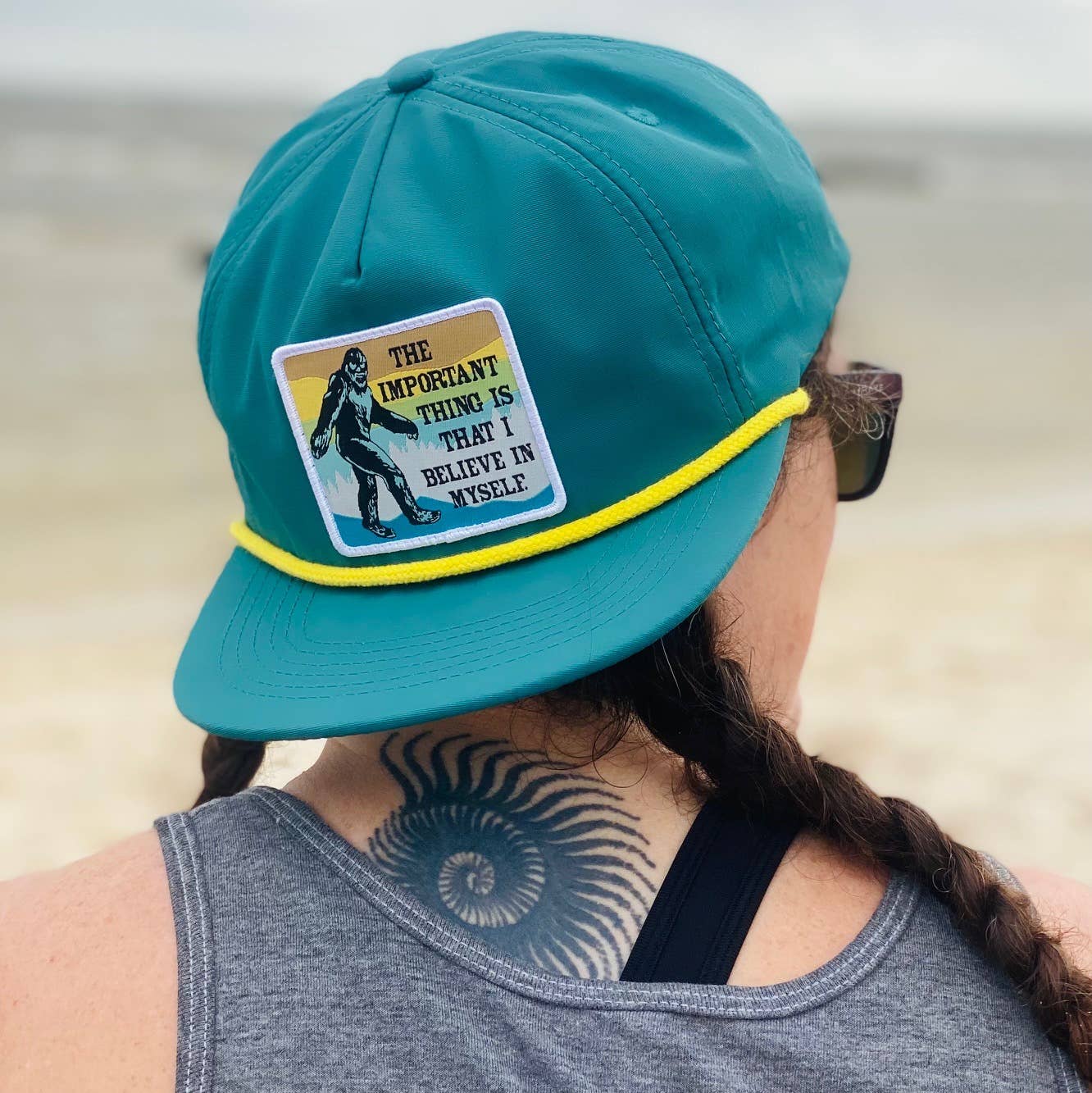 Rope Hat - Bigfoot Believe (Teal)