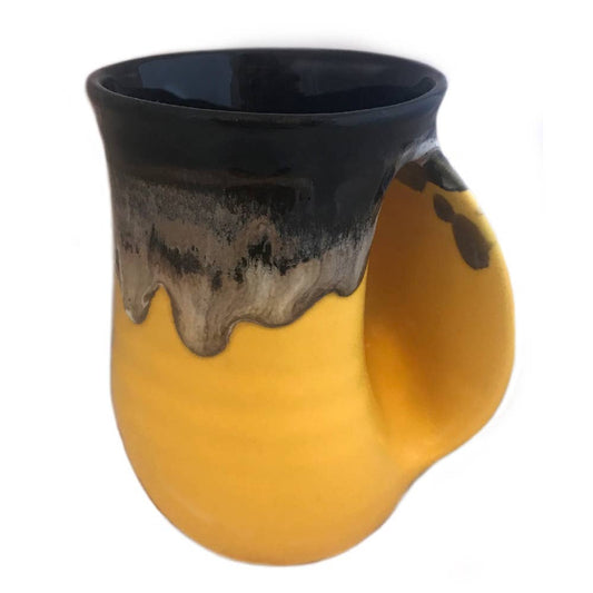 Hand Warmer Mug - Black Yellow