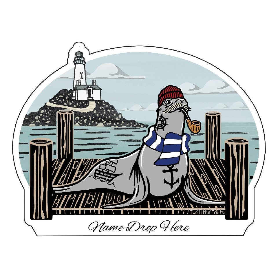 Sticker - Sea Lion: Oregon Coast, Newport