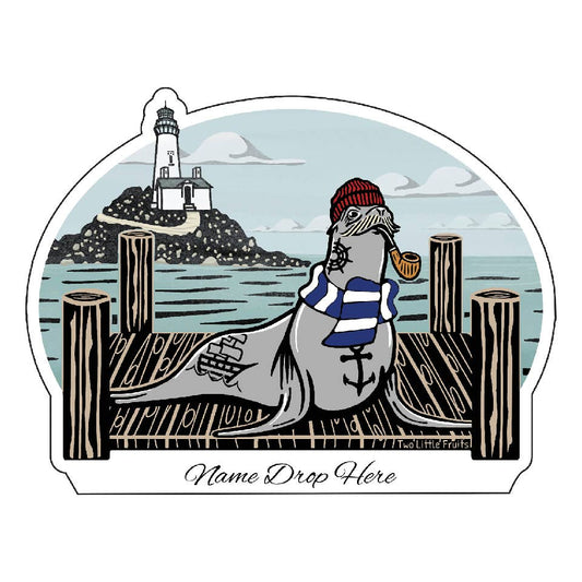 Sticker - Sea Lion: Oregon Coast, Newport