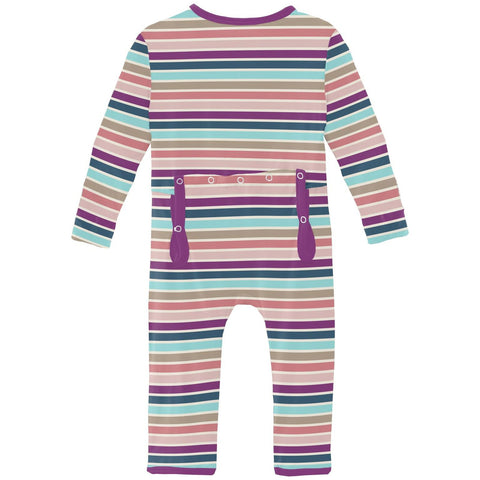 Coverall (Snaps/Zipper) - Love Stripe