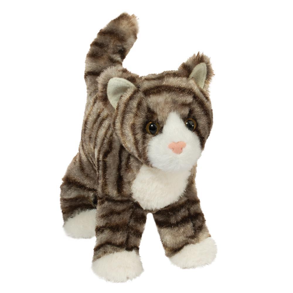 Stuffed Animal - Zigby Gray Stripe Cat