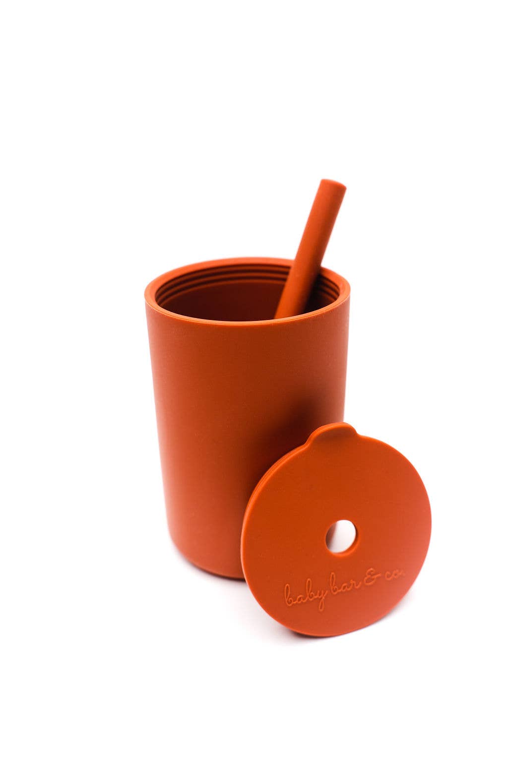 Silicone Cup With Straw - Autumn Glaze