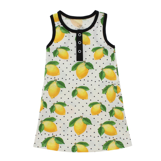 Tank Dress - Lemons