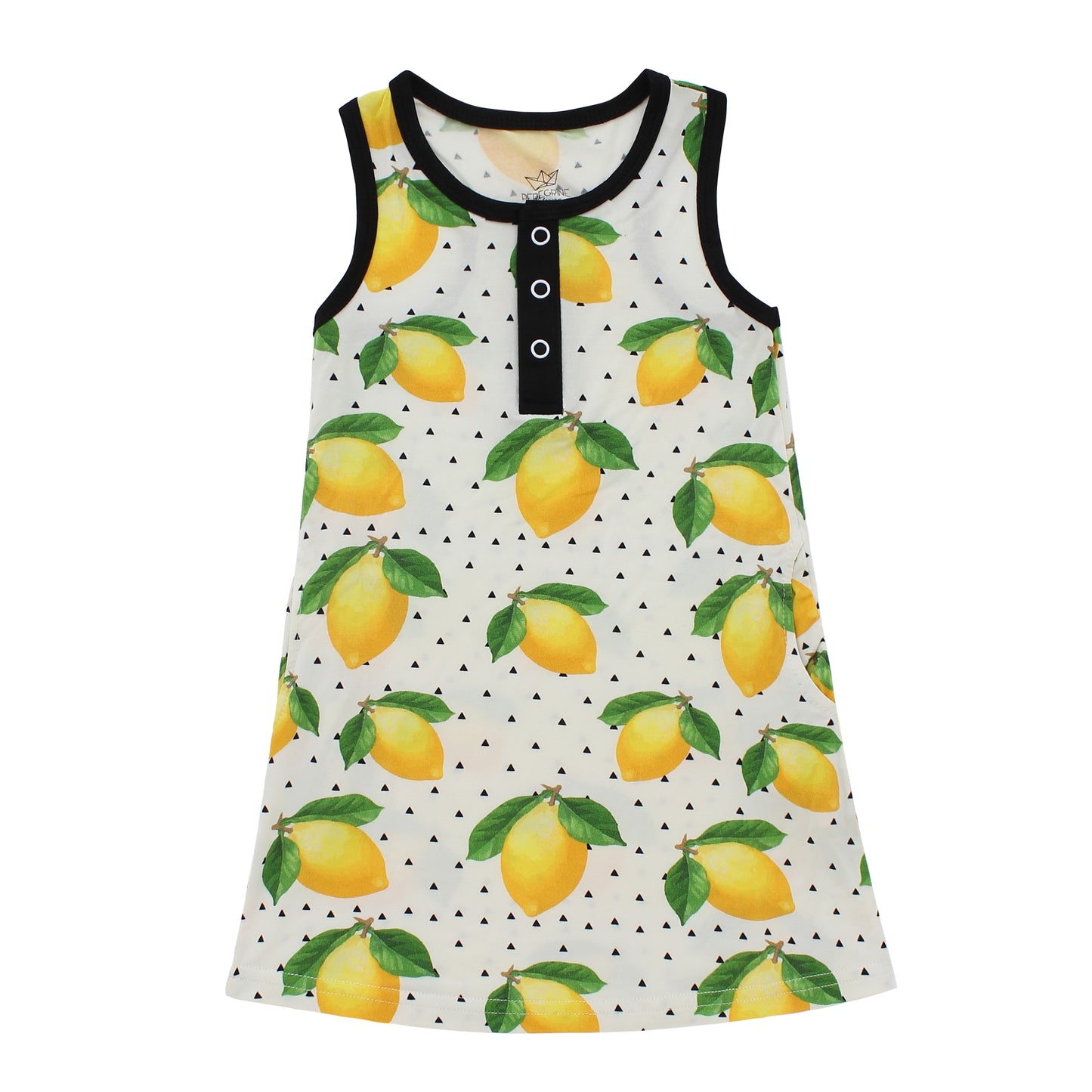 Tank Dress - Lemons