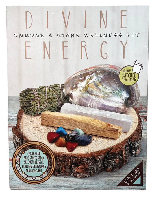 Smudge & Stone Wellness Kit - Divine Energy