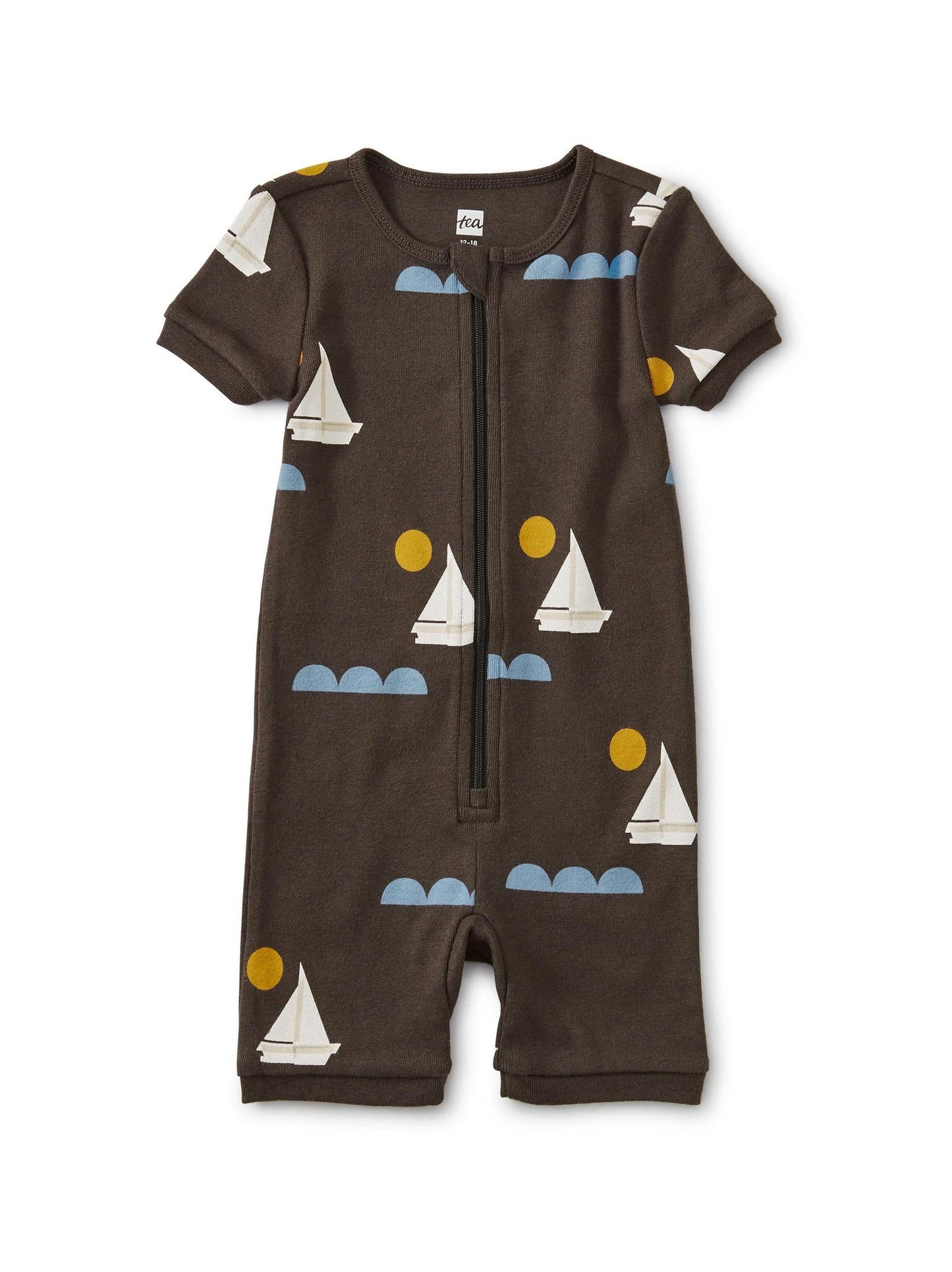 Last One - Size 9/12M: Coverall (Zipper/Short Sleeve) - Sailing The Nile